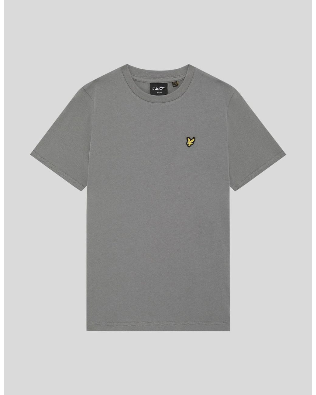 Lyle & Scott Gray Cotton Crew Neck T-Shirt for men