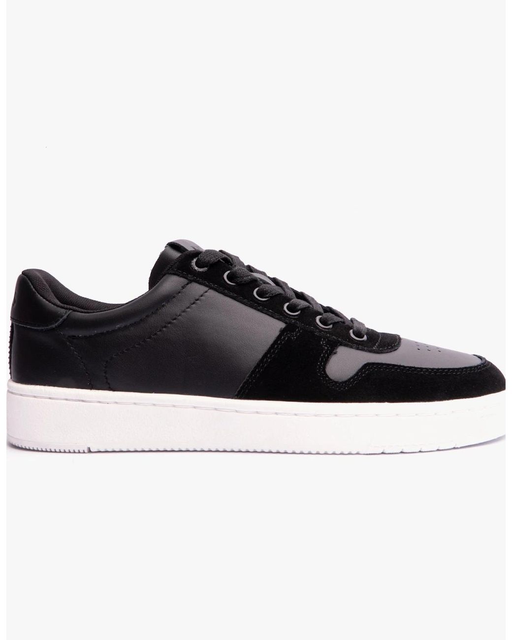 TOMS Black Trvl Lite Court Trainers for men