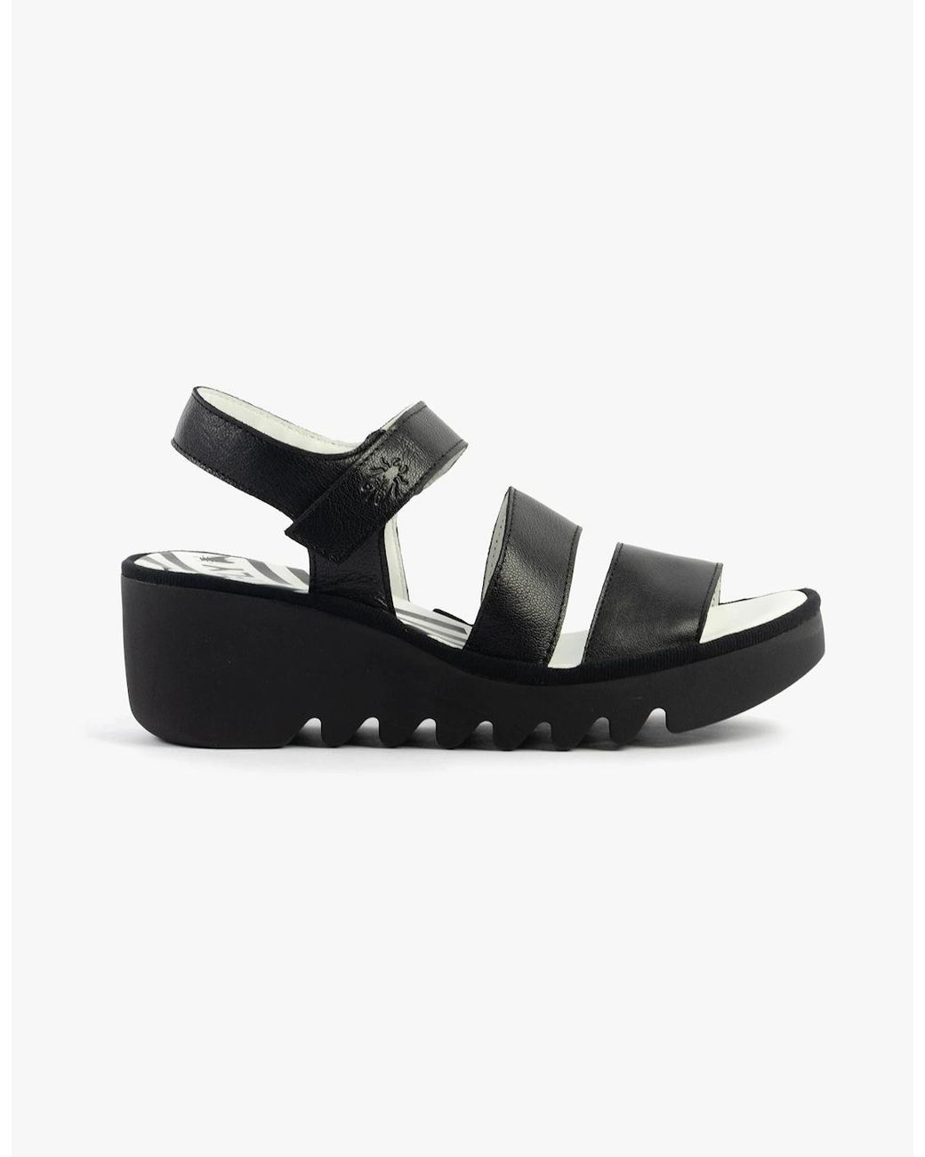 Fly London Black Bexy575Fly Sandals