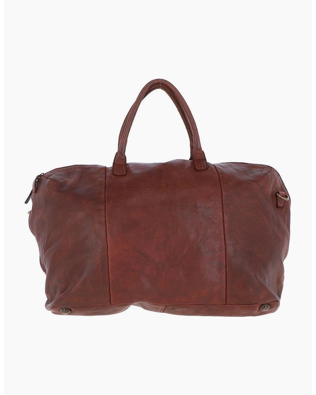 Ashwood Leather Purple Dylan Leather Holdall Brandy for men