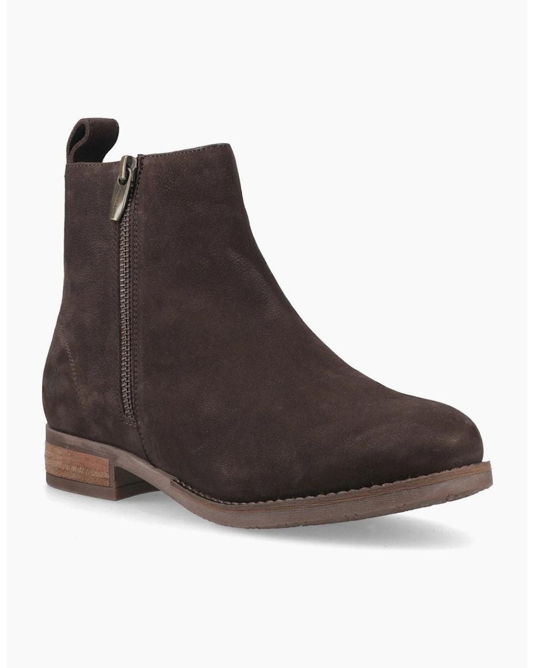 Hush Puppies Brown Ethel Boot Ankle Boots
