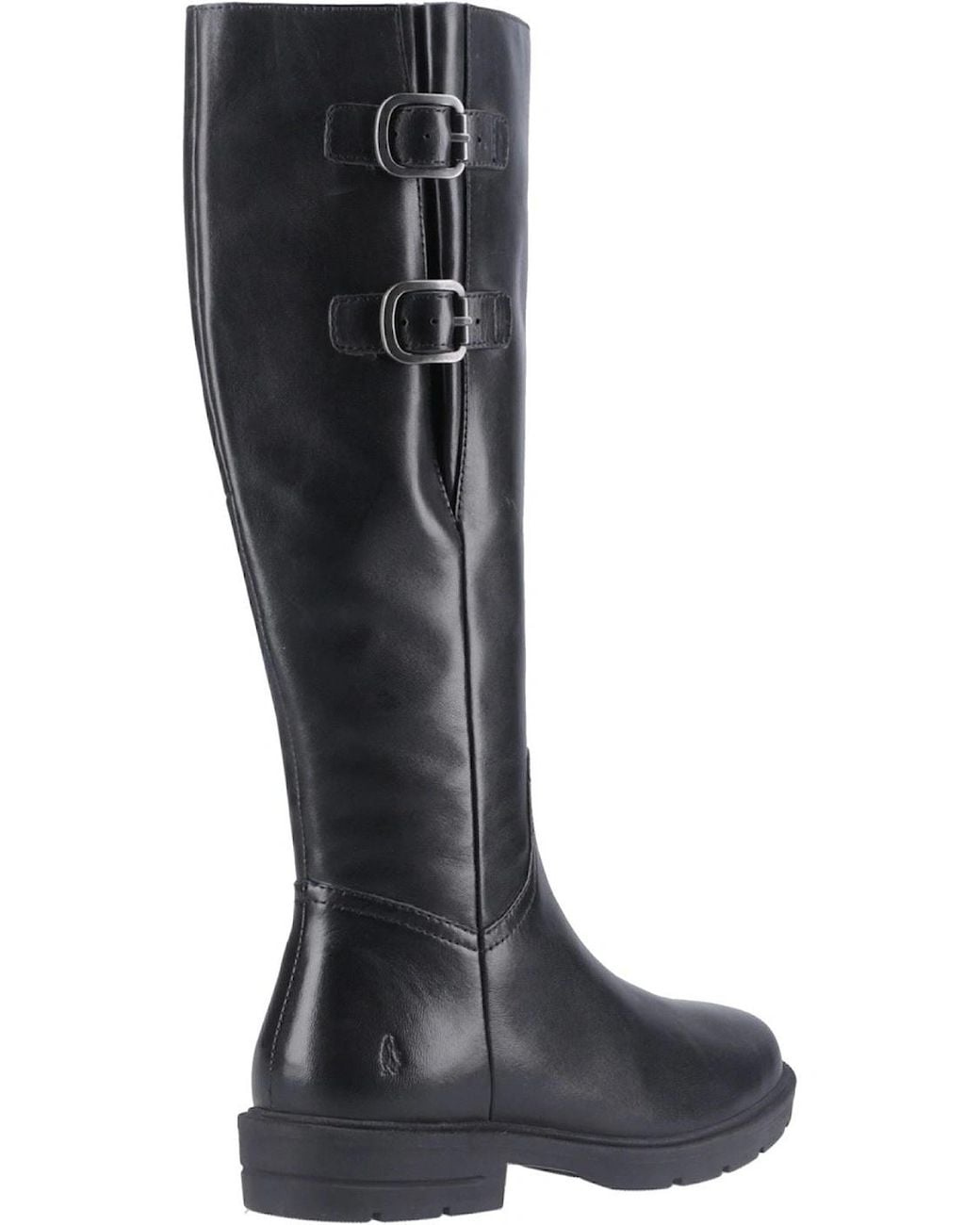 Hush Puppies Black Tallulah Leather Boots