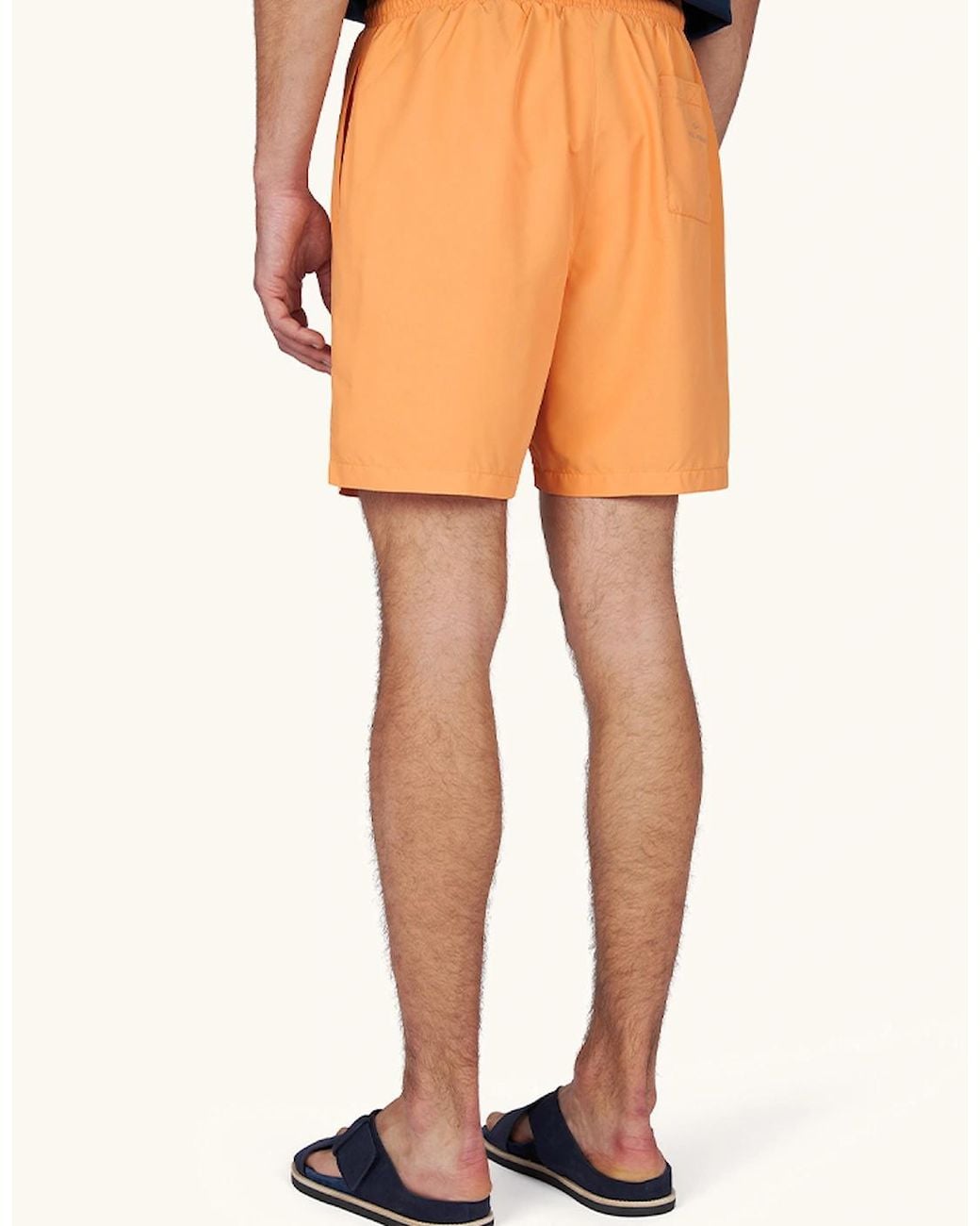 Paul & Shark Blue Portofino Swimwear With Reflective Logo Print for men