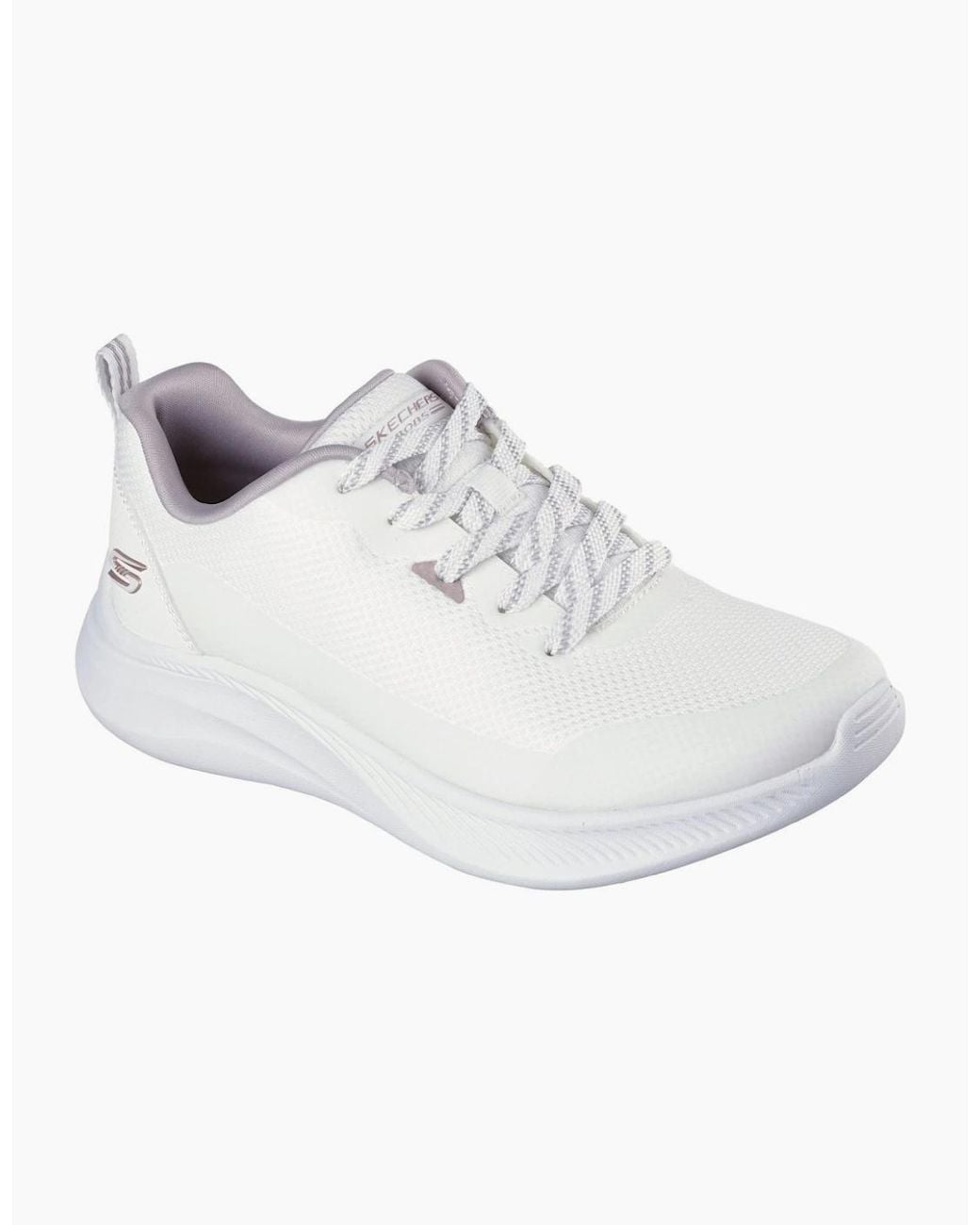 Skechers White Bobs Moda Flex Trainers