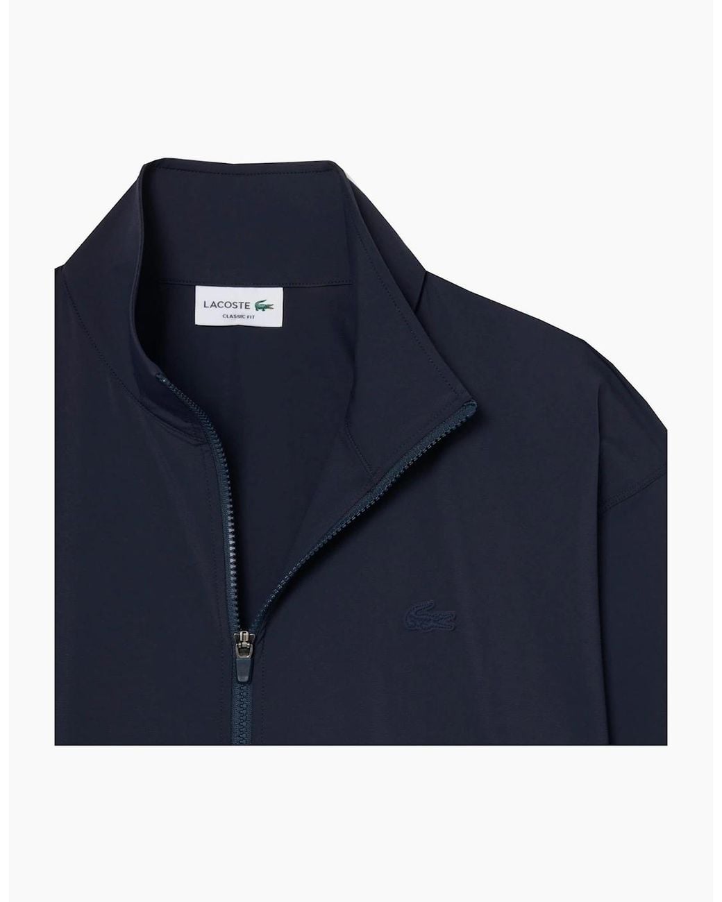 Lacoste Blue Stretch Zip Jacket for men