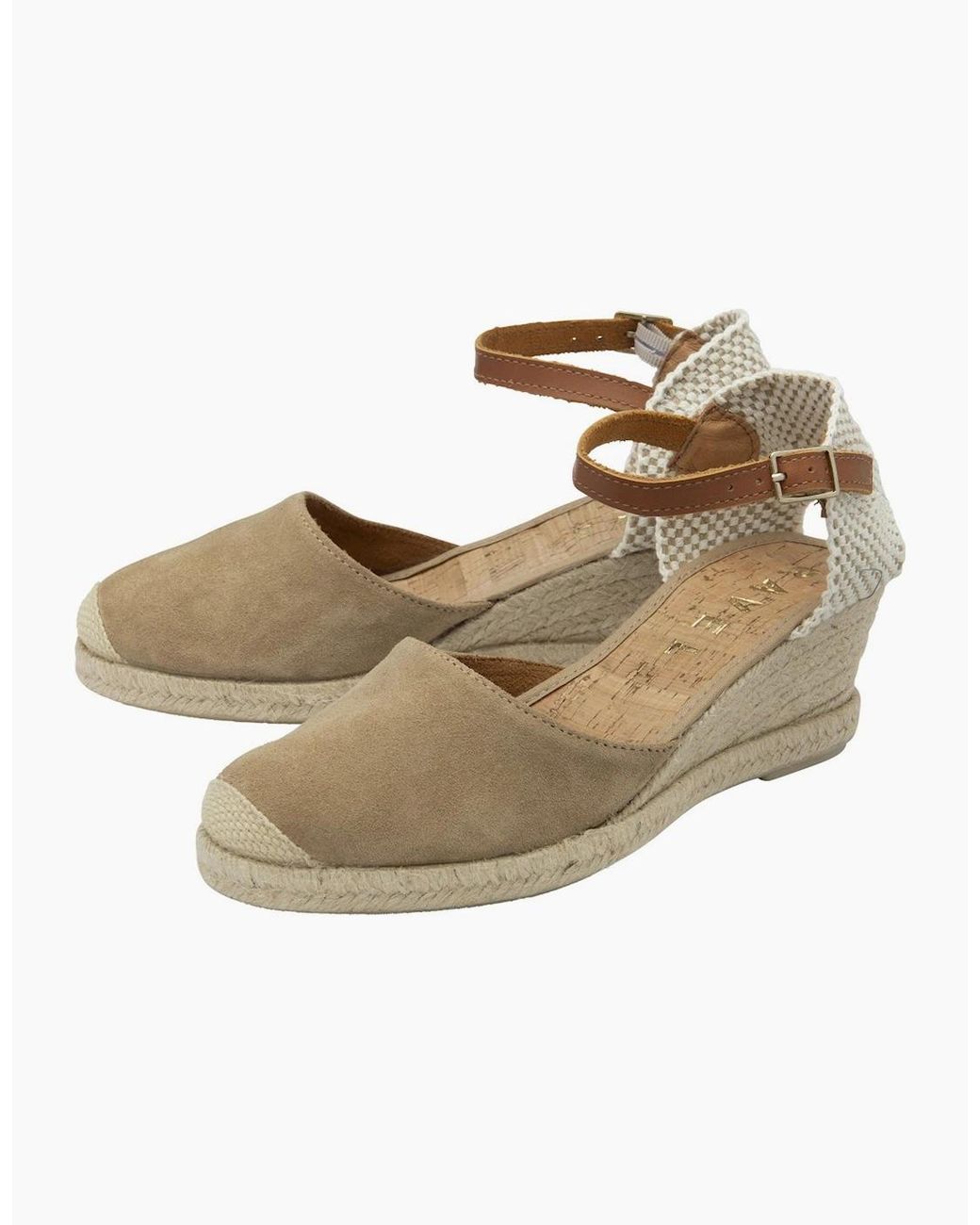 Ravel Metallic Rhea Espadrille Wedges