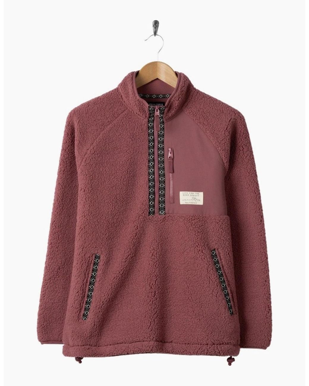 Saltrock Purple Lya Half Zip Fleece