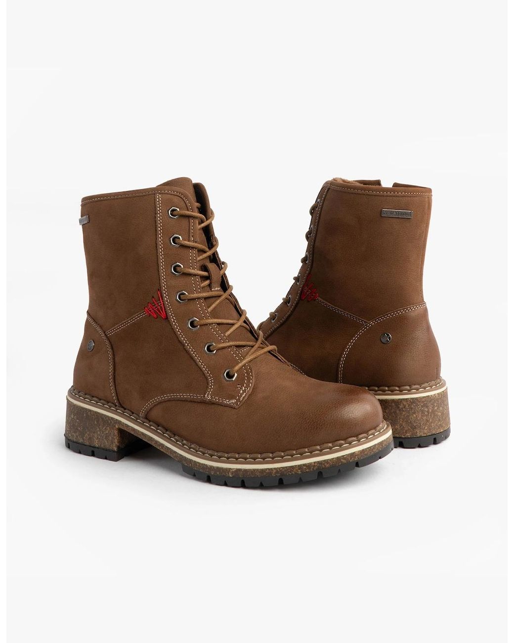 Josef Seibel Brown Waylynn 10 Lace Up Ankle Boots