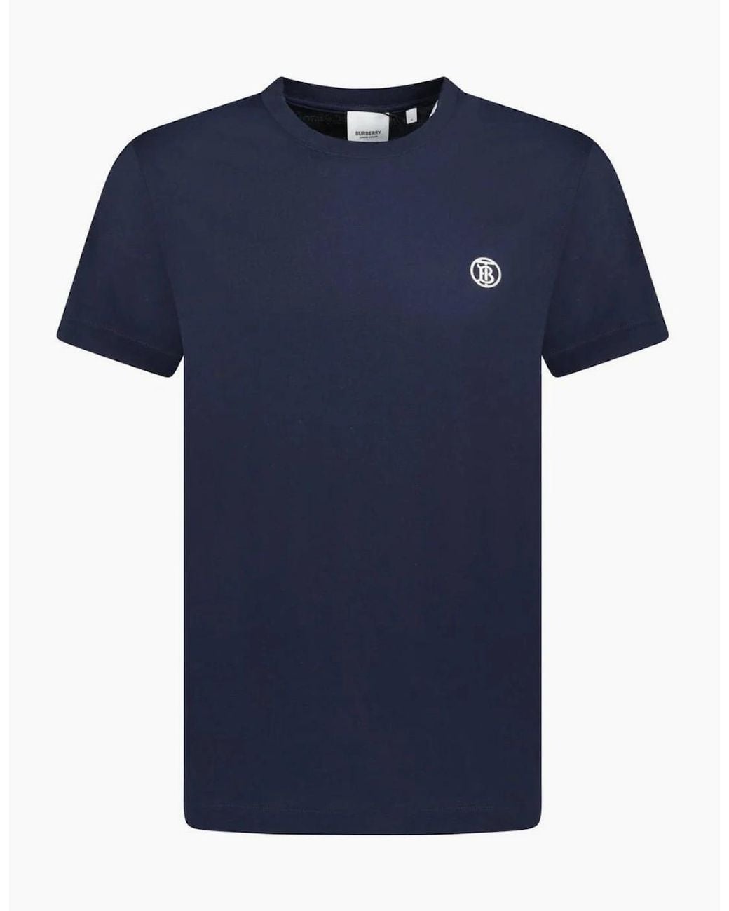 Burberry Blue 'Parker' Tb Logo T-Shirt for men