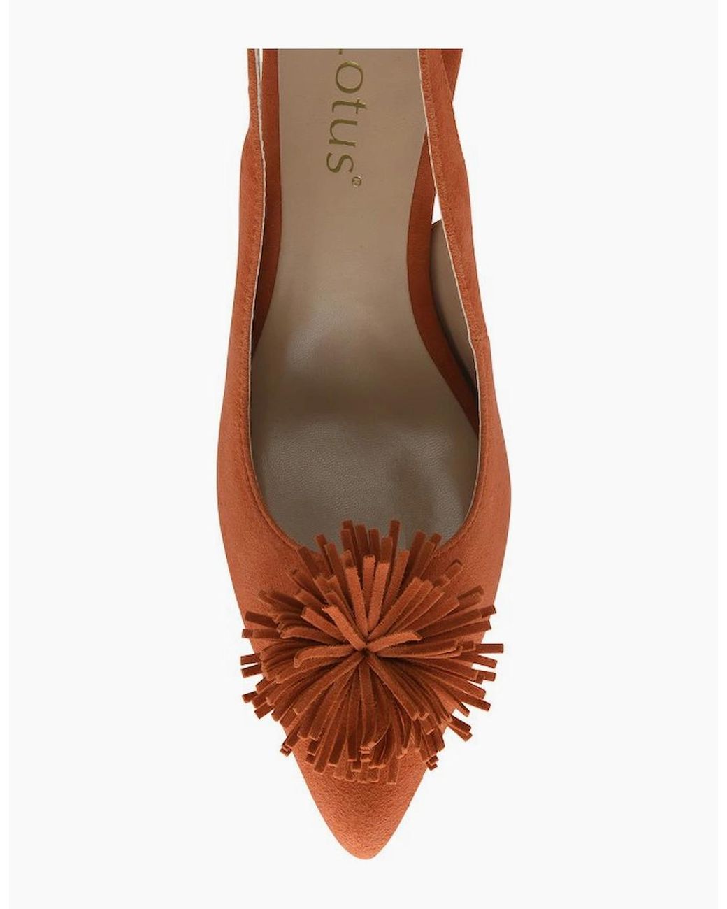 Lotus Brown Caterina Court Shoes