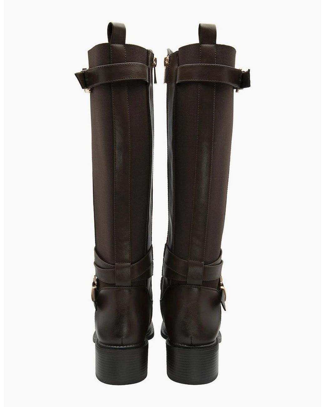 Lotus Black Freya Knee High Boots