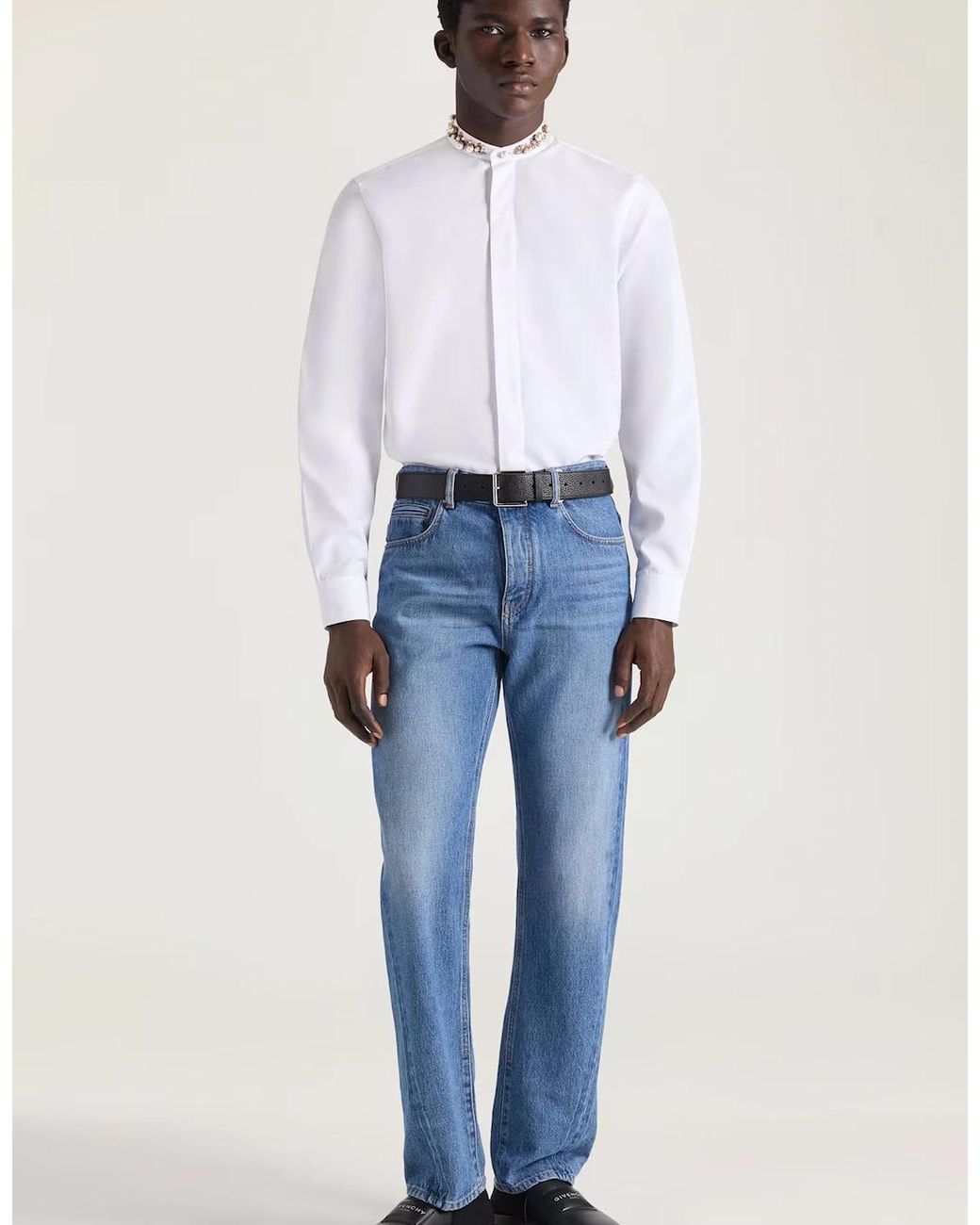 Givenchy Blue Vintage Wash Jeans for men