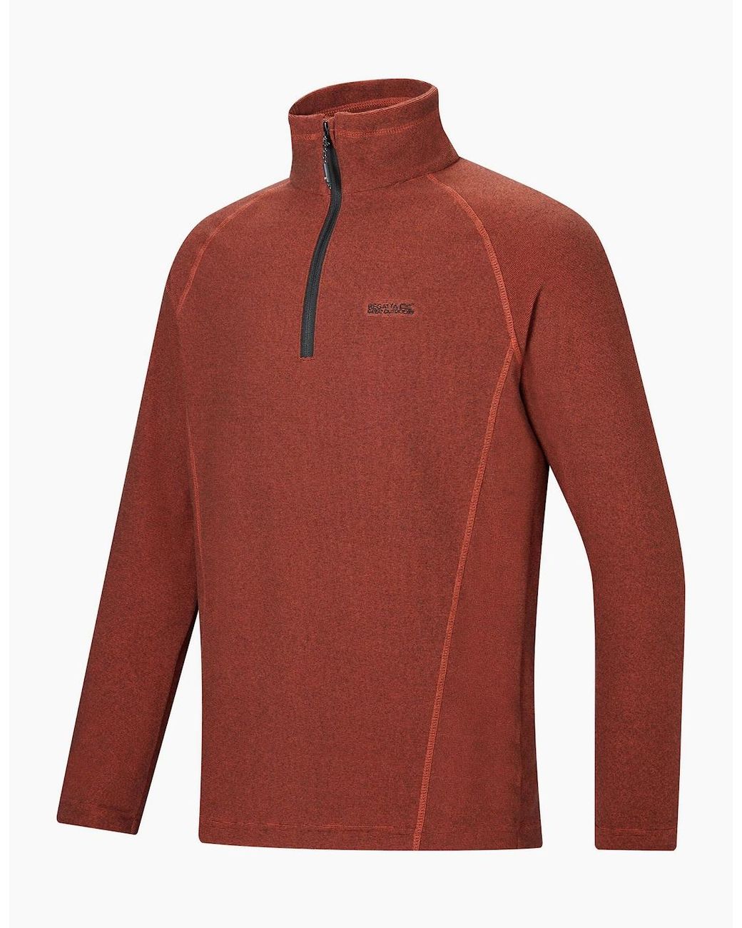 Regatta Red Great Outdoors Montes Funnel Neck Fleece Jumper for men