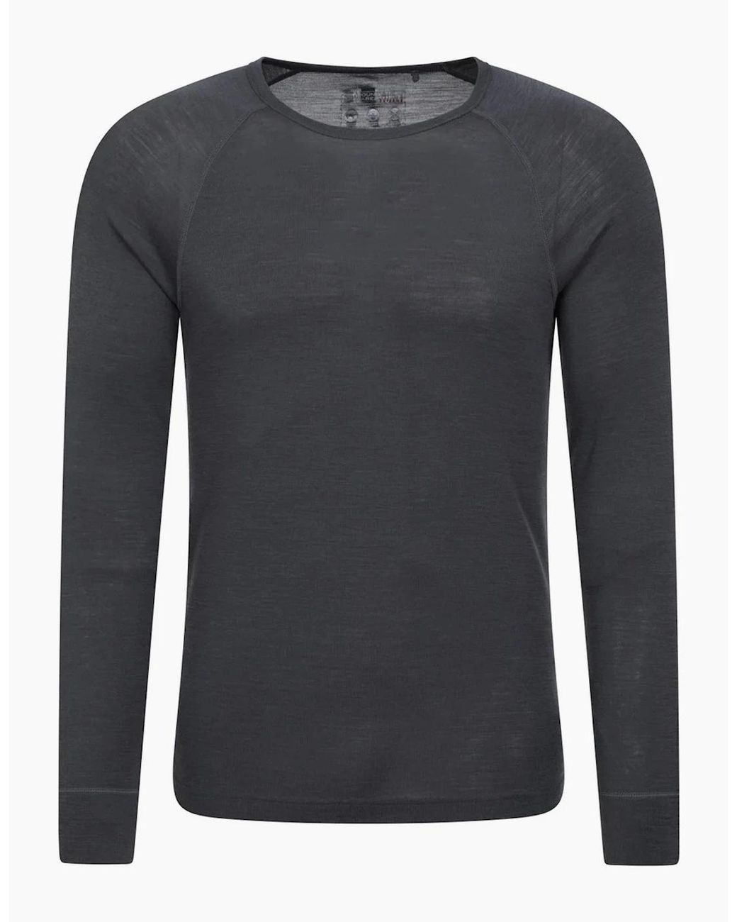 Mountain Warehouse Gray Merino Wool Thermal Top for men