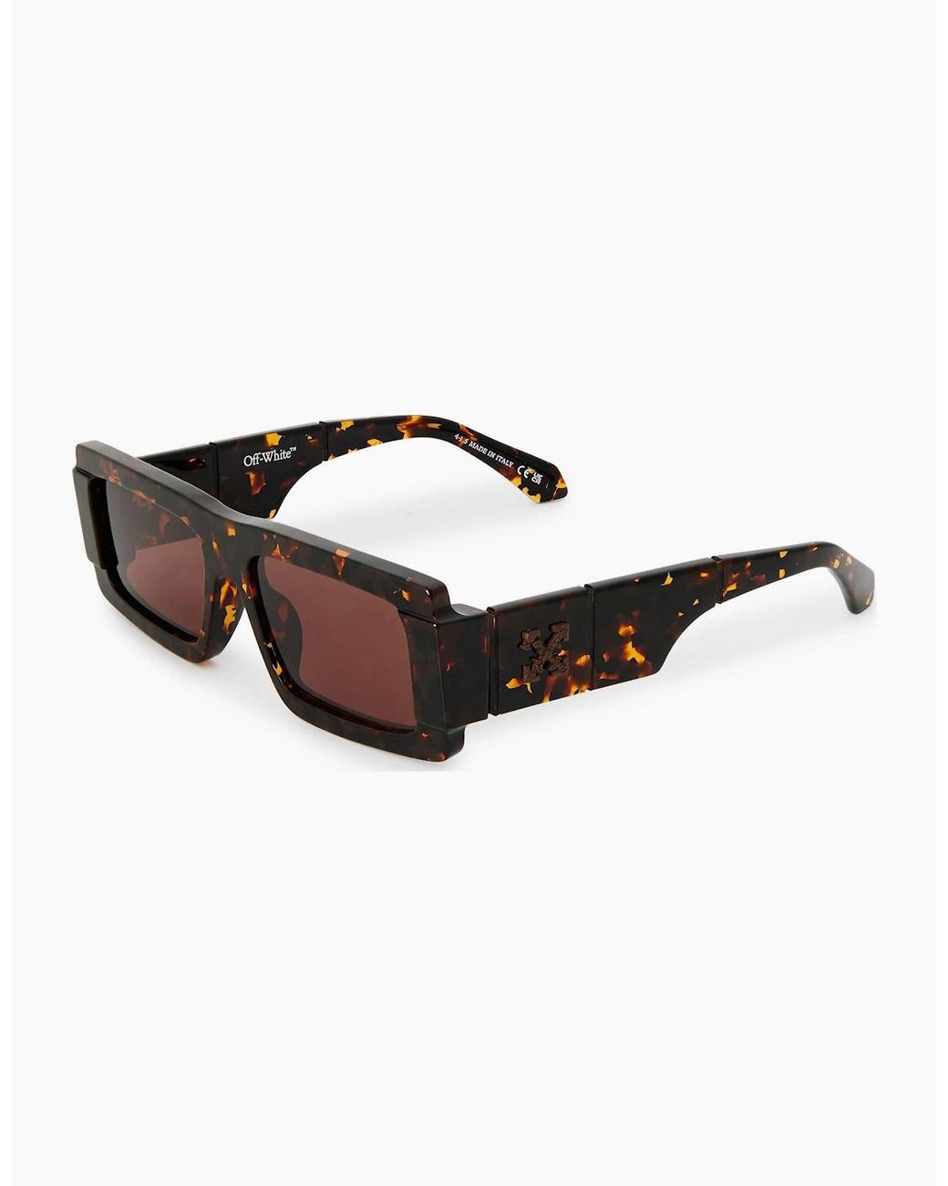 Off-White c/o Virgil Abloh Brown Off Cody Sunglasses for men