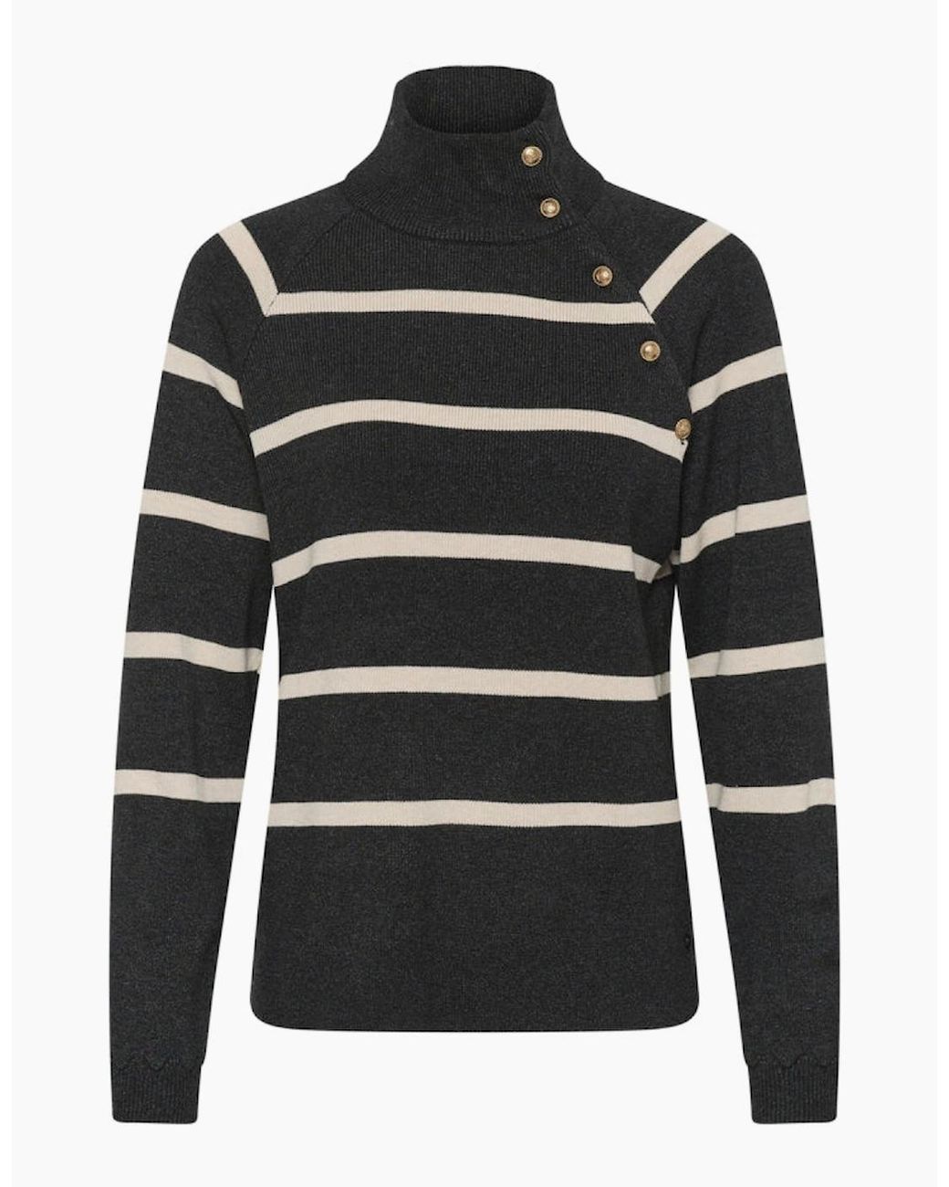 Cream Black Dela Pullover
