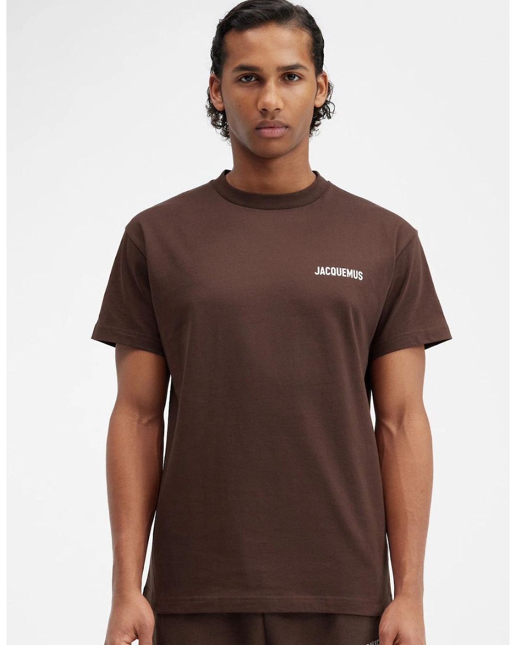 Jacquemus Purple Le Logo Printed T-Shirt for men