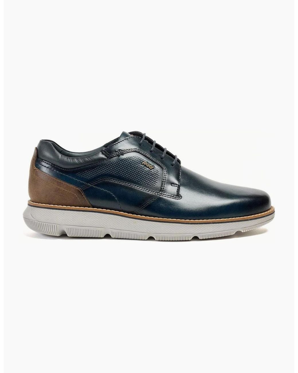 Pod Blue Finch Leather Shoes for men