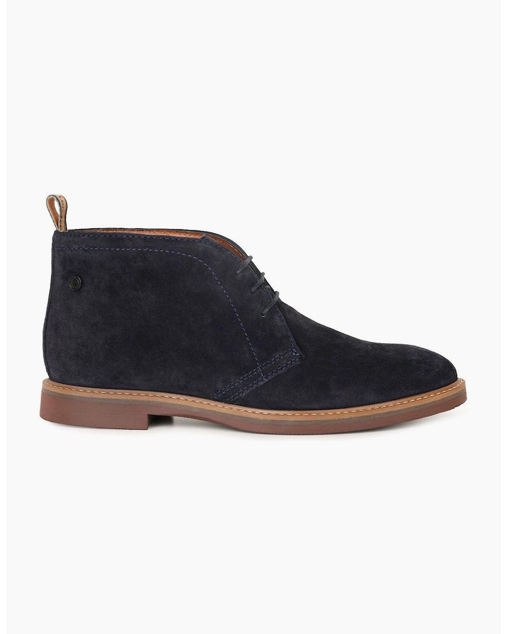 Base London Blue Carlton Chukka Boots for men