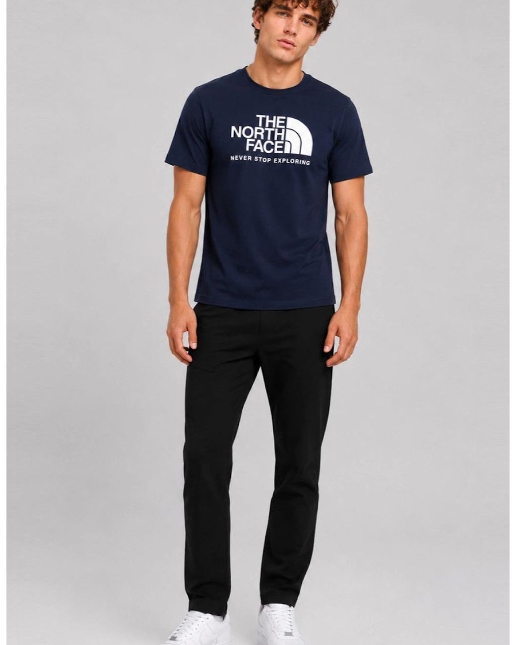 The North Face Blue M New Peak Ss T-Shirt for men