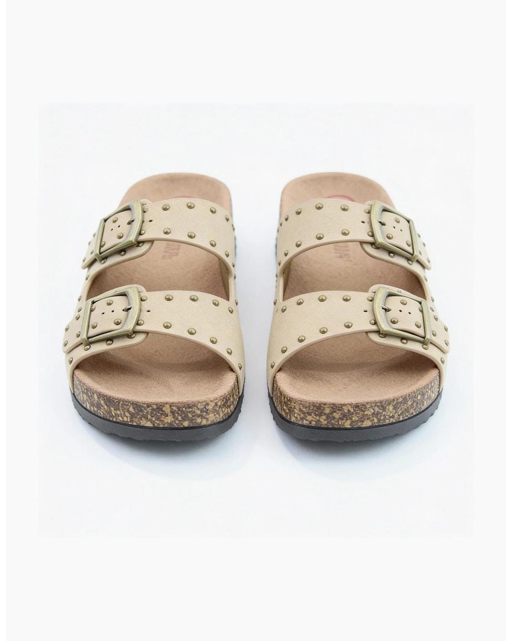 Heavenly Feet White Polly Mules Sandals