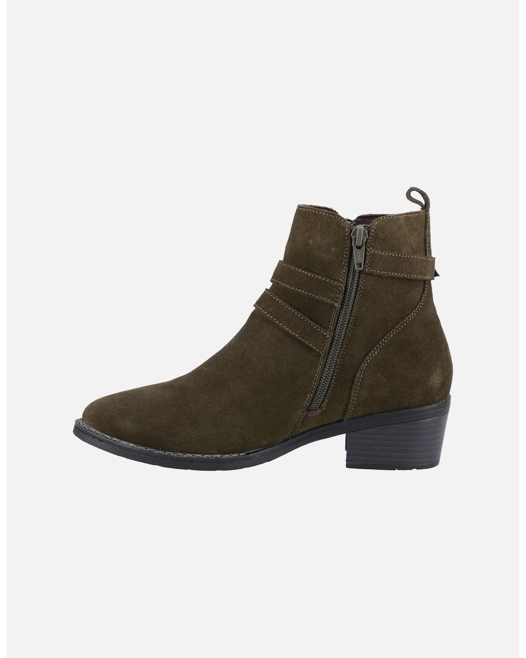 Hush Puppies Green Jenna Ankle Boot