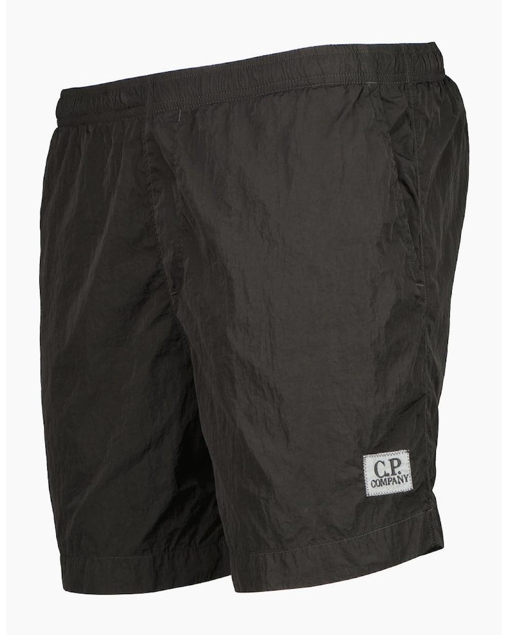 C P Company Gray Chrome-R Boxer Swim Shorts for men