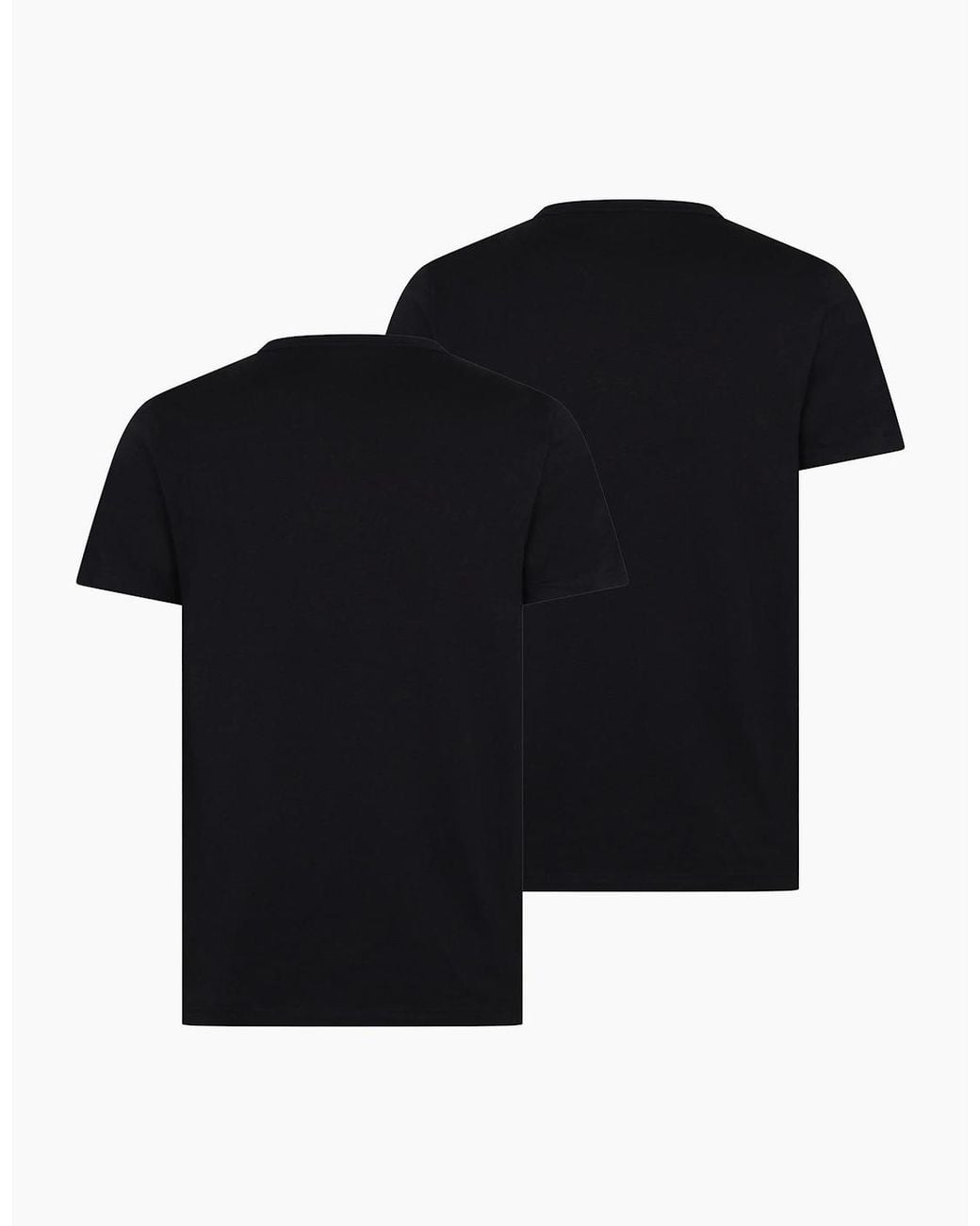 EA7 Black Logo T-Shirt for men
