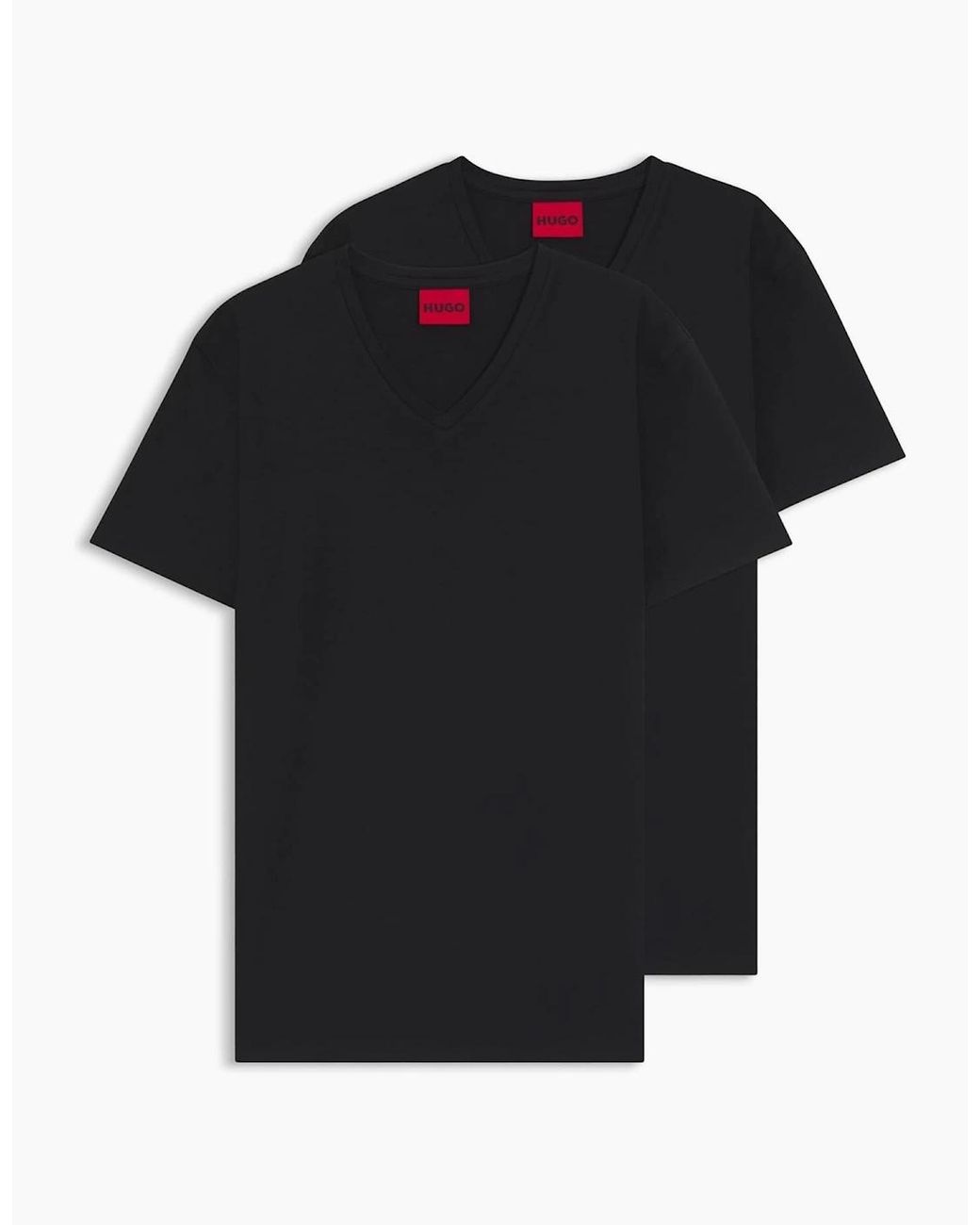 Boss Black Short Sleeve V Neck T-Shirt for men