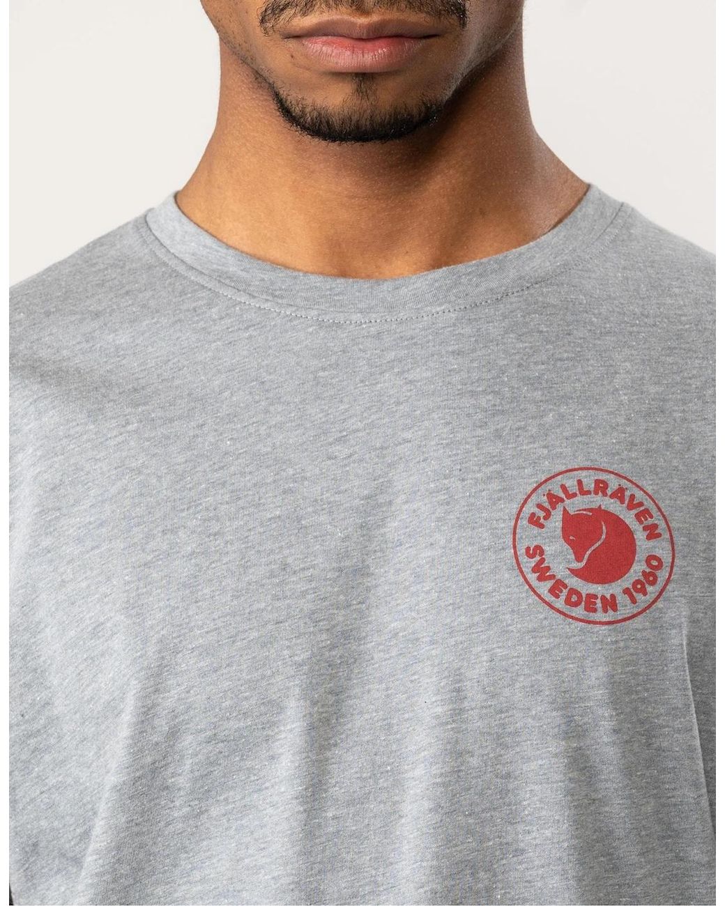 Fjallraven Blue 1960 Logo T-Shirt for men