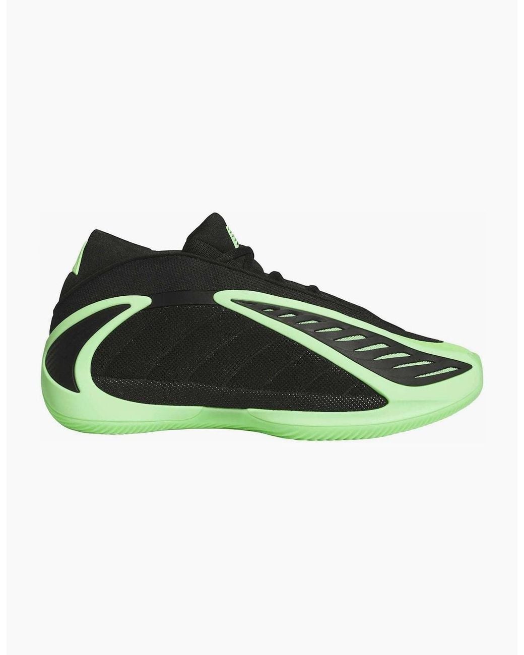 Adidas Green Anthony Edwards 2 Low Top Lace-Up Sneakers for men