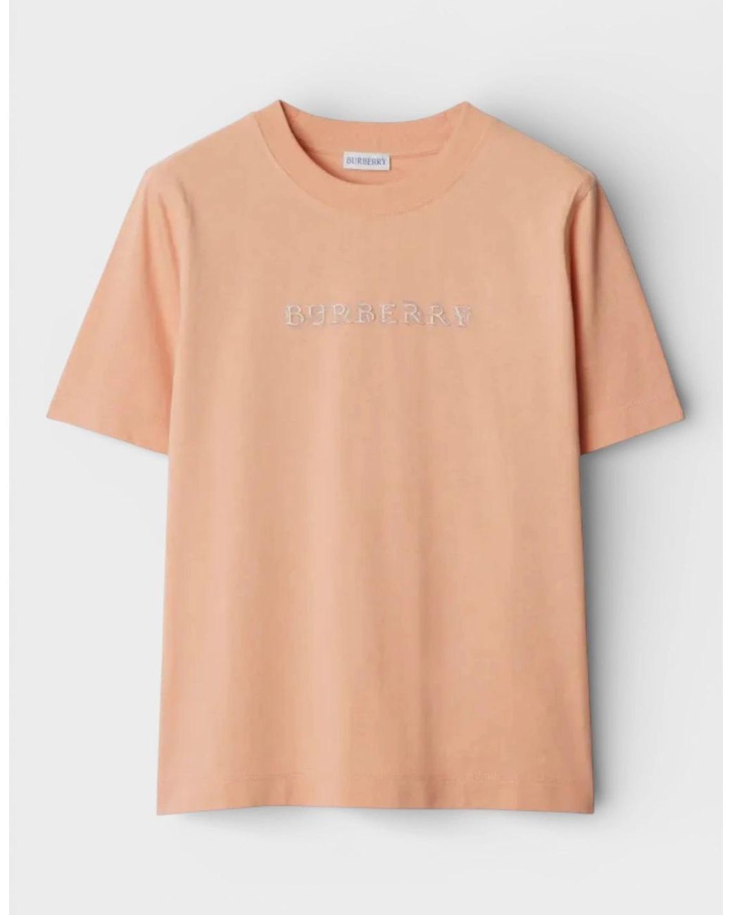 Burberry Natural Paisley Logo Print T Shirt Bloom