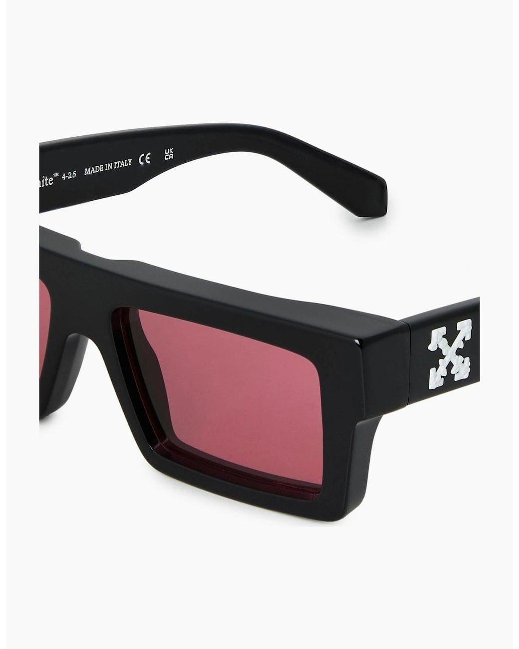 Off-White c/o Virgil Abloh Black Off Ruby Sunglasses for men