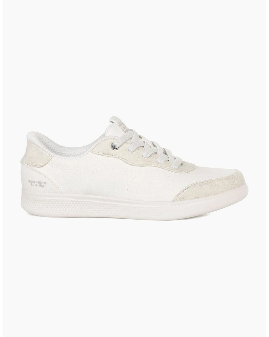 Skechers White Slip
