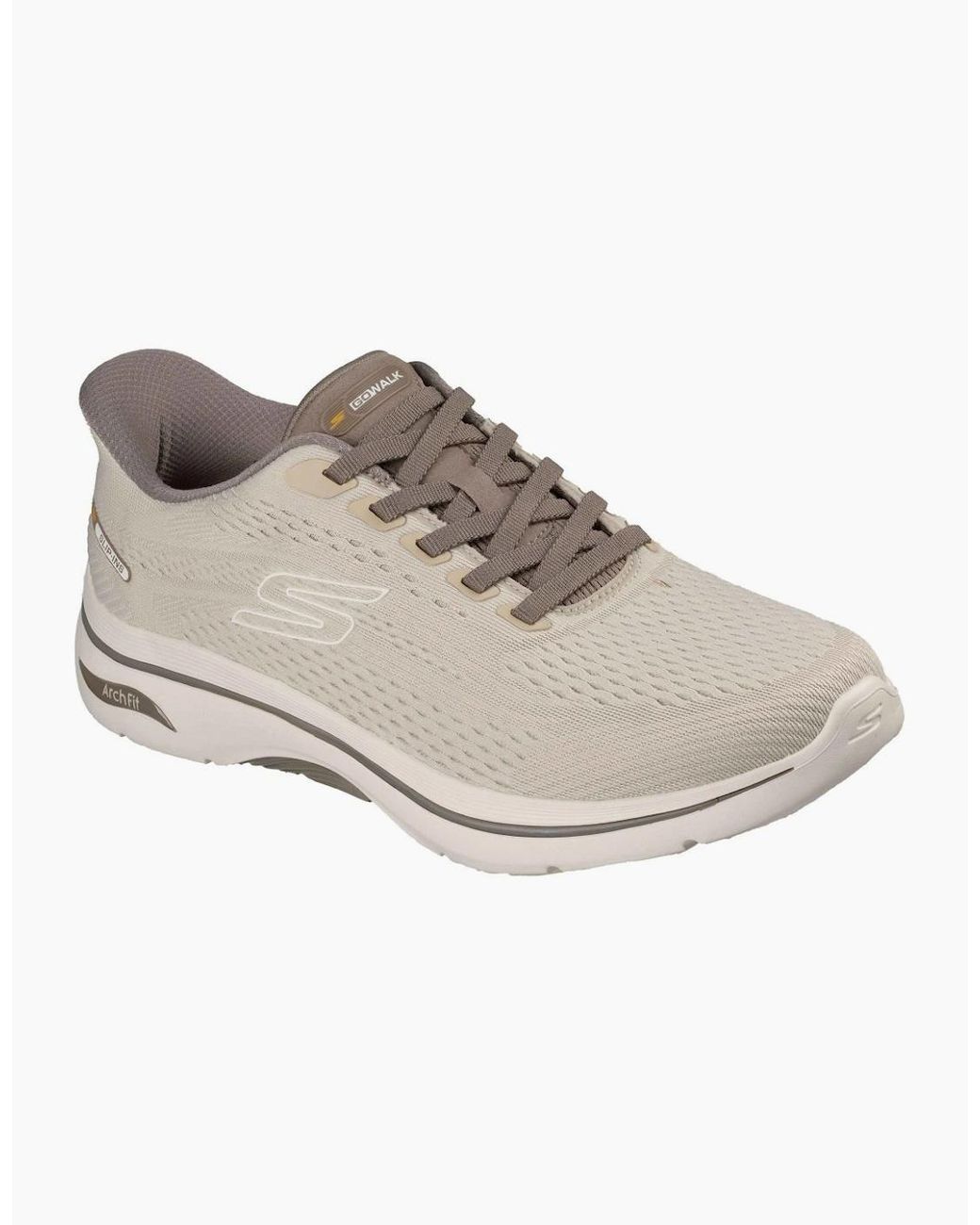 Skechers Go Walk White Go Walk Arch Fit 2.0 Percy Trainers for men