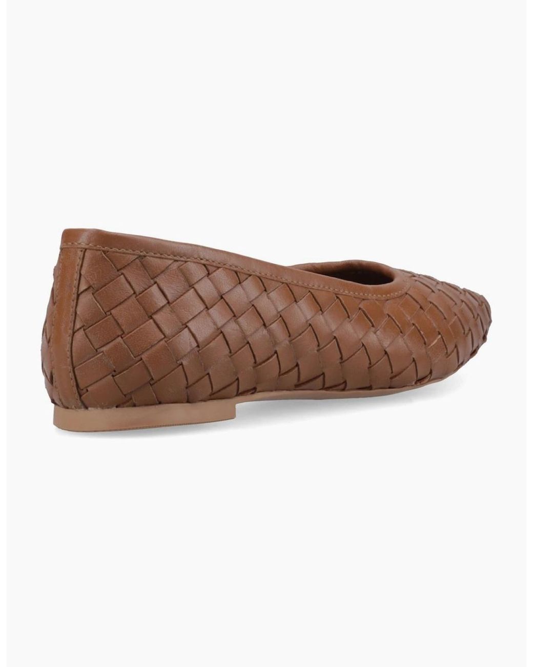 Hush Puppies Brown Darla Woven Ballerinas