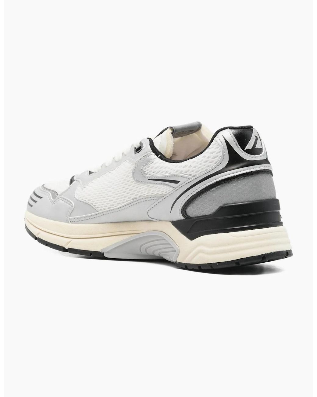 Autry White Lace-Up Casual Sneakers for men