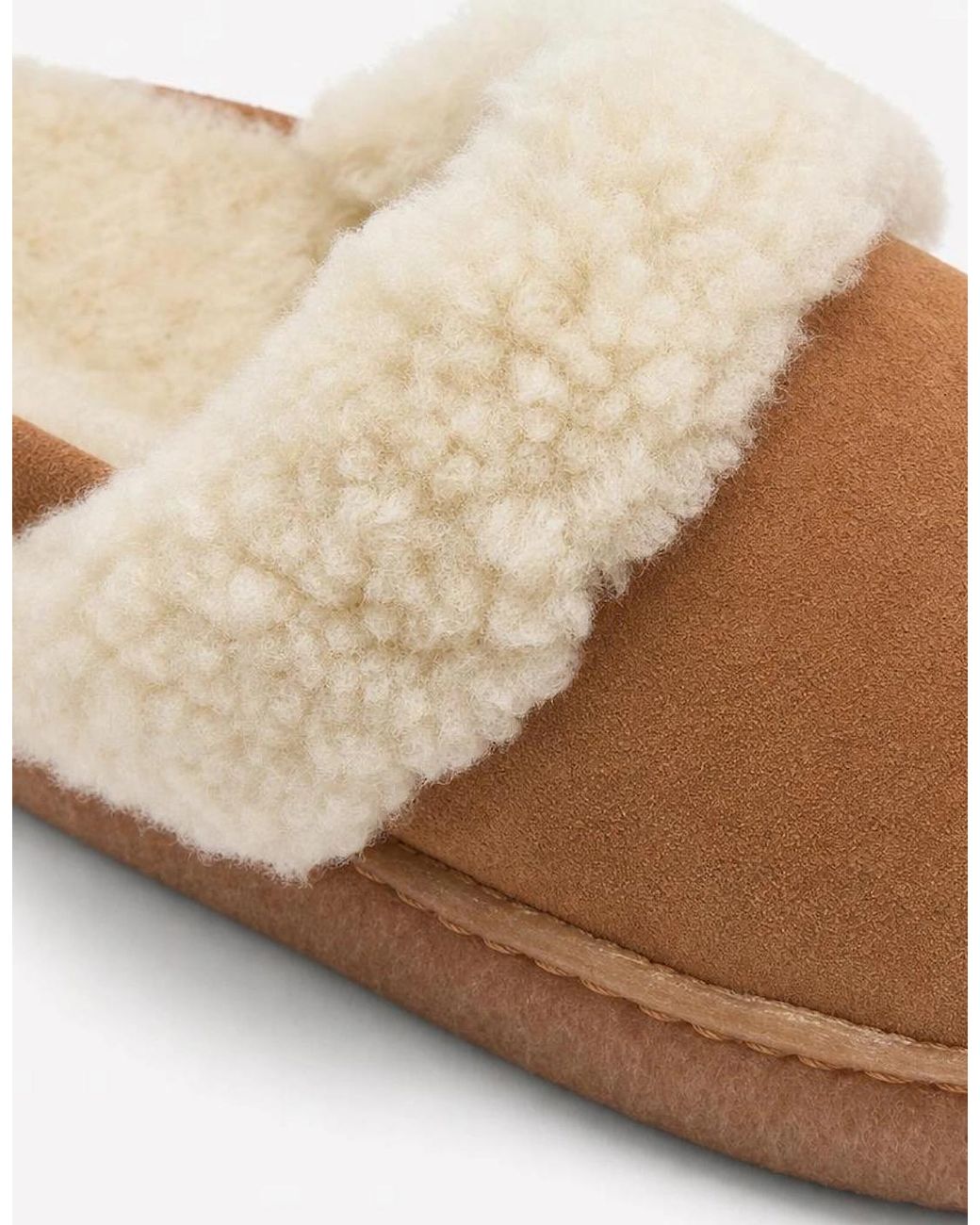 Sorel Brown Nakiska Iii Slide Mules Velvet Tan