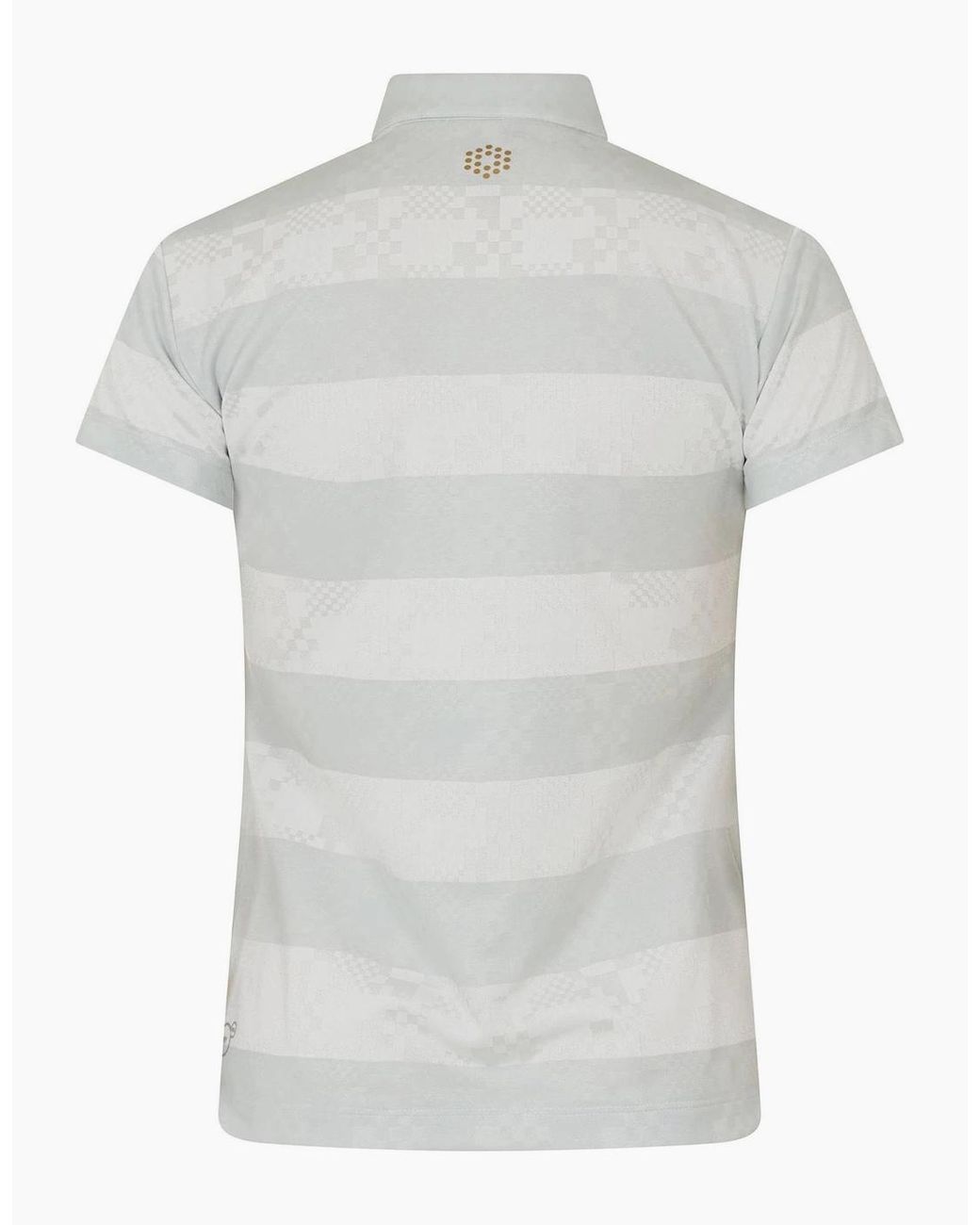 PUMA Gray Golf Ss Border Polo