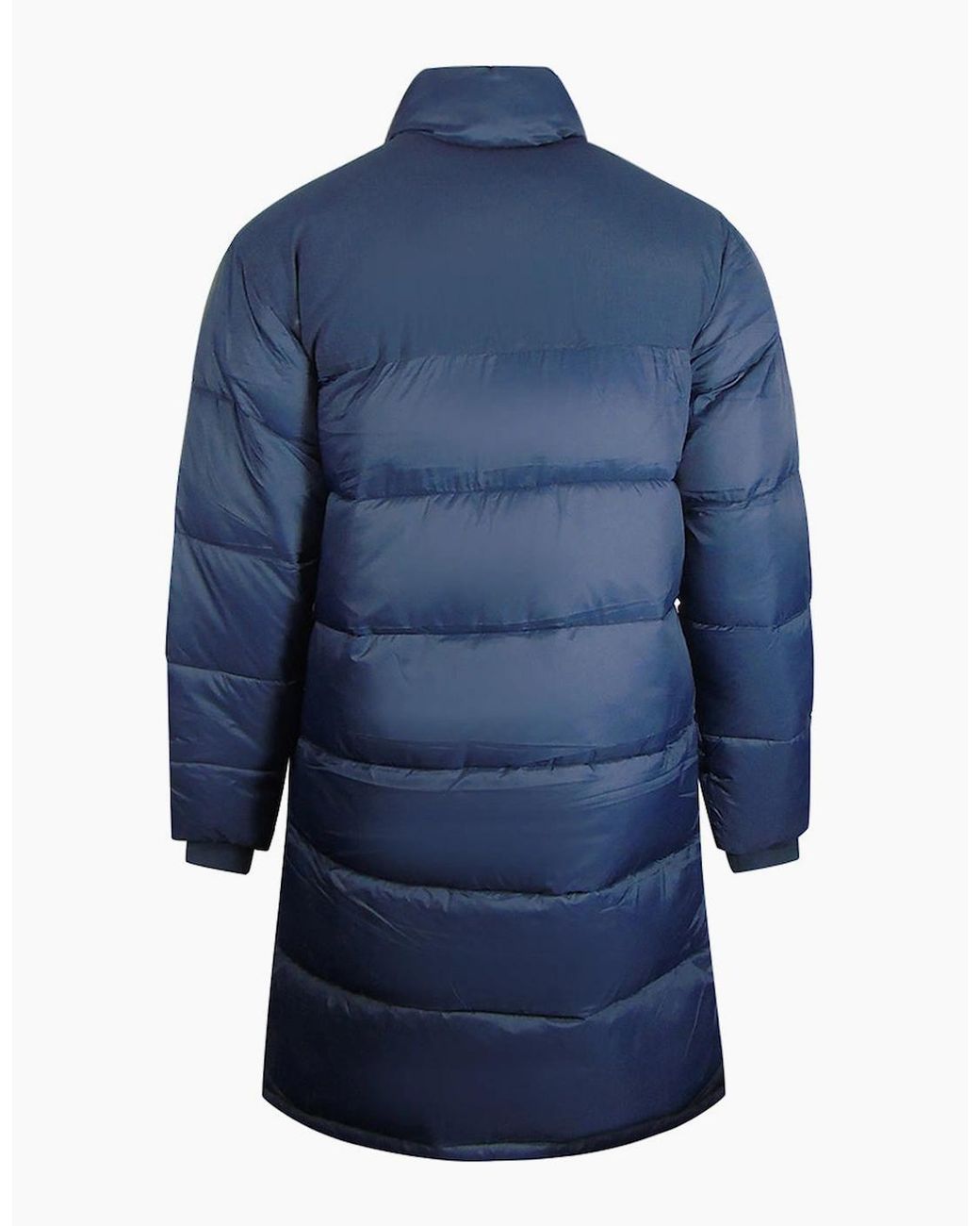 Lyle & Scott Blue Lyle & Scott Longline Wadded Puffer Jacket for men