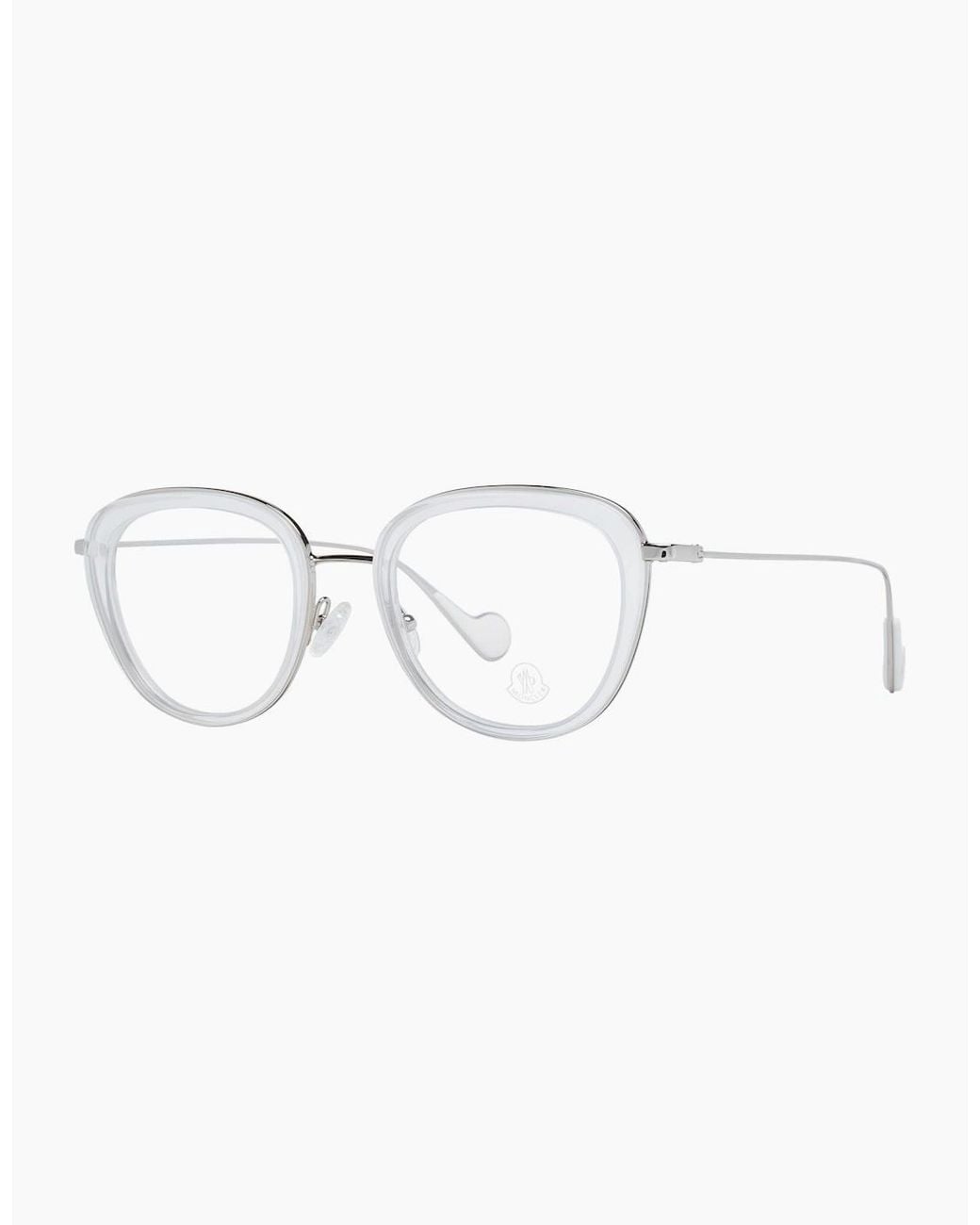 Moncler White Optical Frame Ml5048 022 50