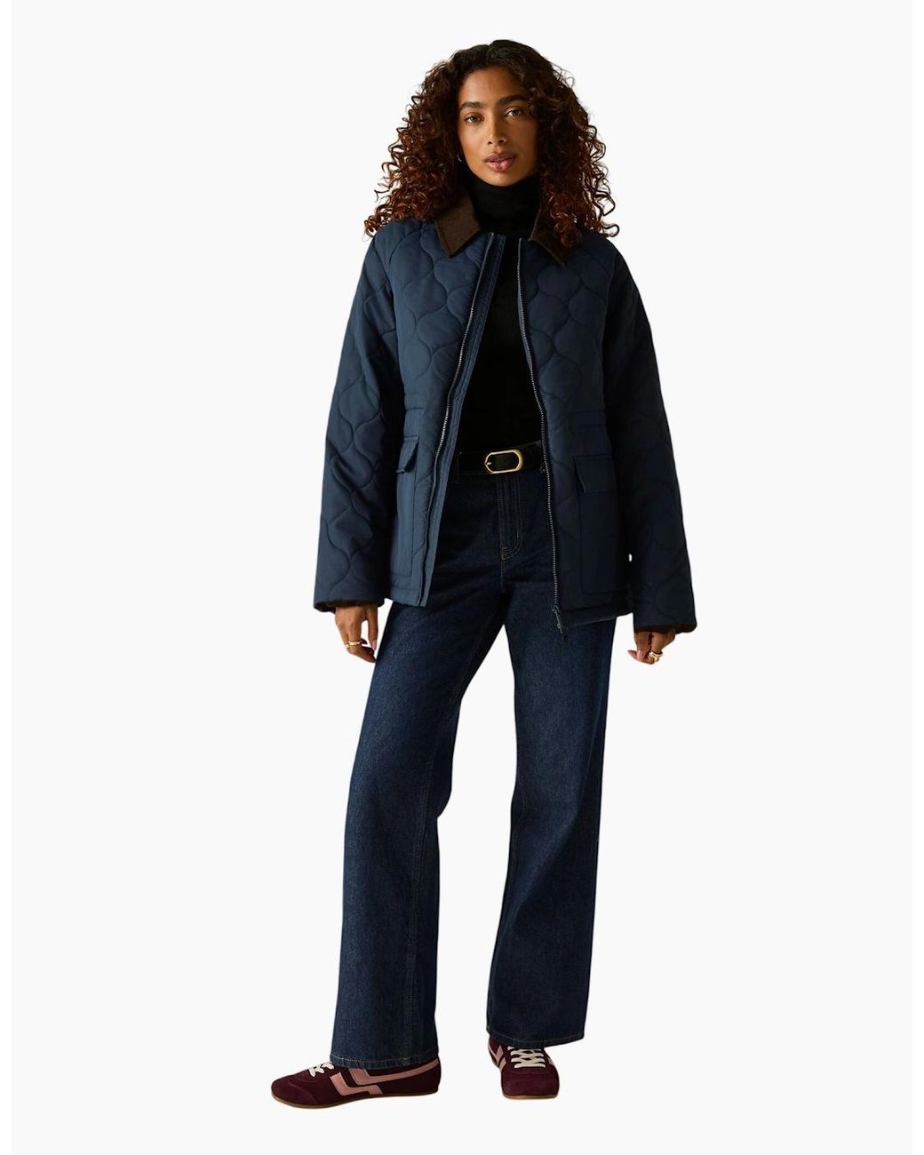 Regatta Blue Ladies Amira Quilted Padded Jacket