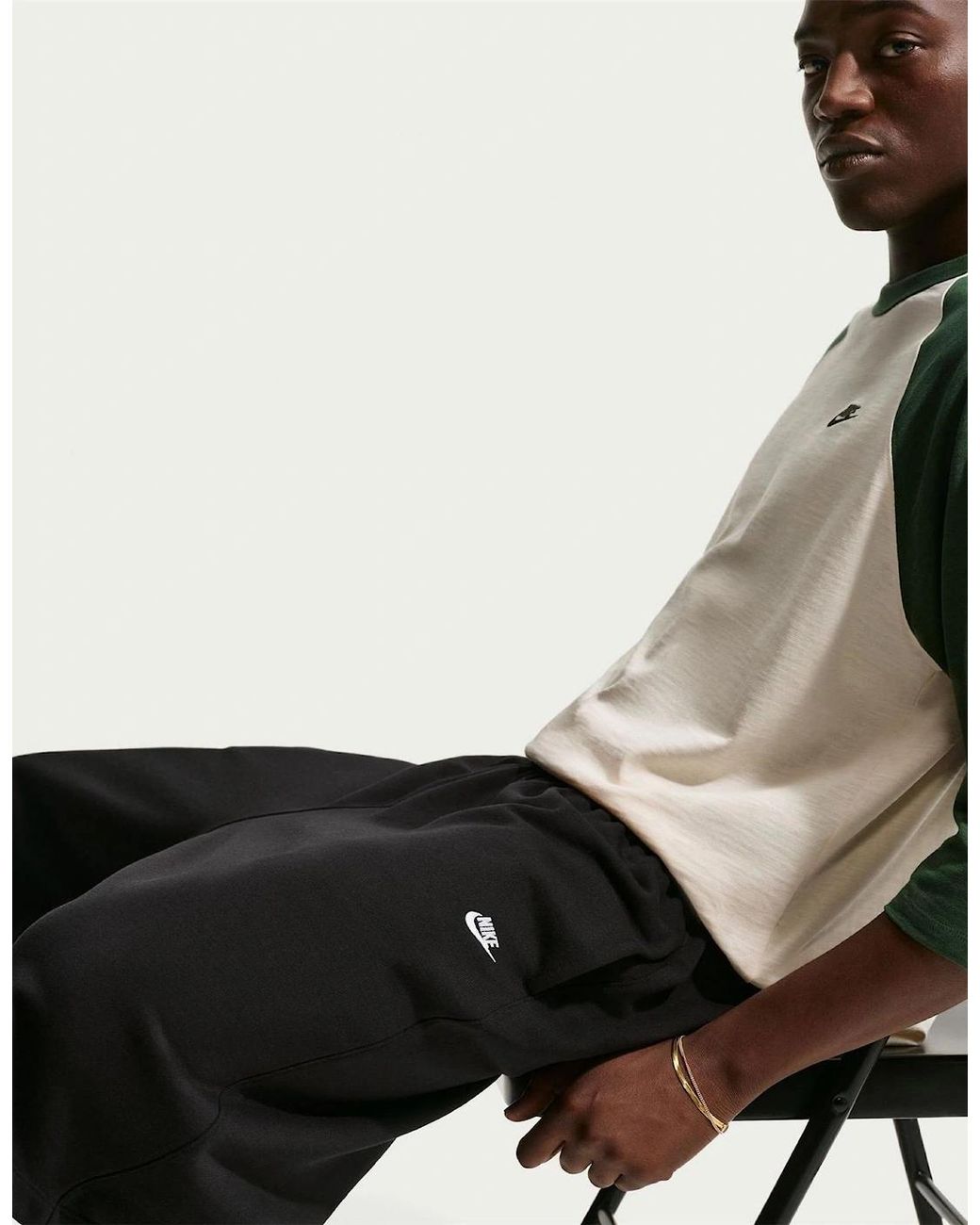 Nike Black Club French Terry Baggy Sweat Shorts for men
