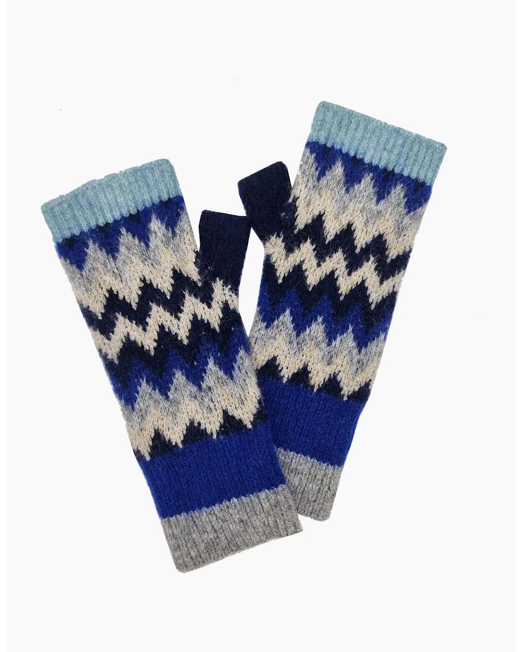 Nooki Design Blue Dora Chevron Wrist Warmer