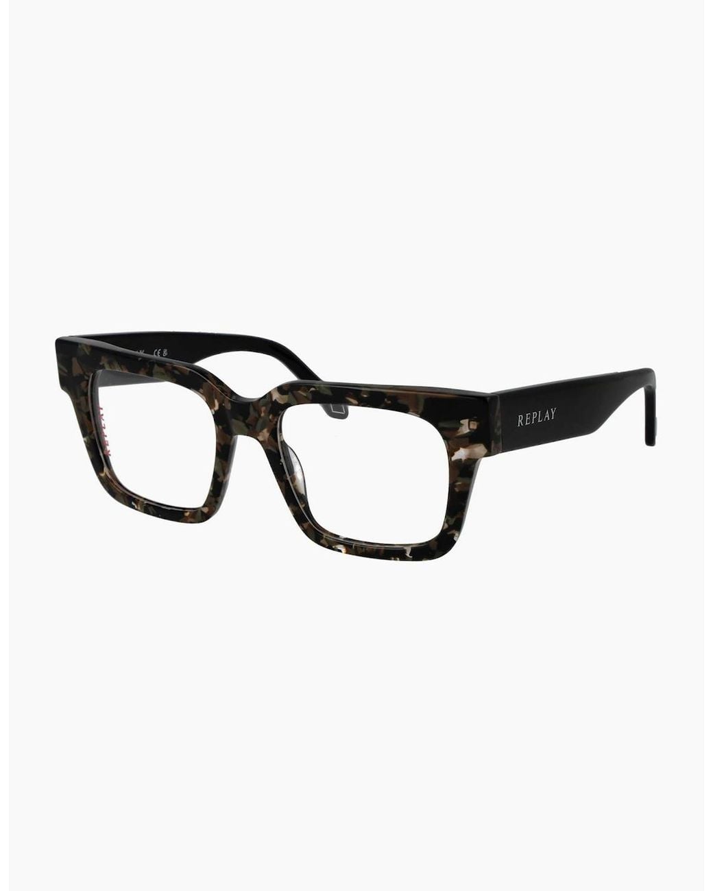 Replay Black Optical Frame Ry296V 05 53 for men