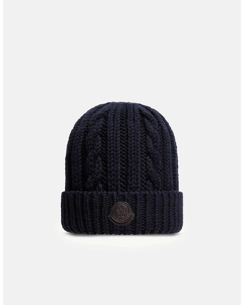 Moncler Blue Archive Logo Hat for men