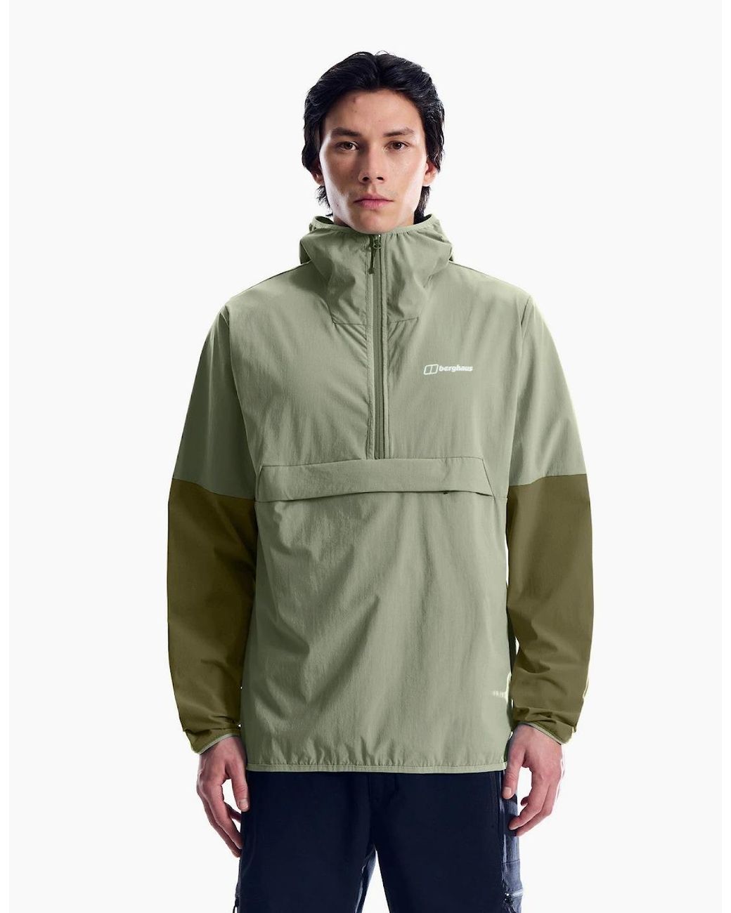 Berghaus Green Wandermoor Breathable Windbreaker for men