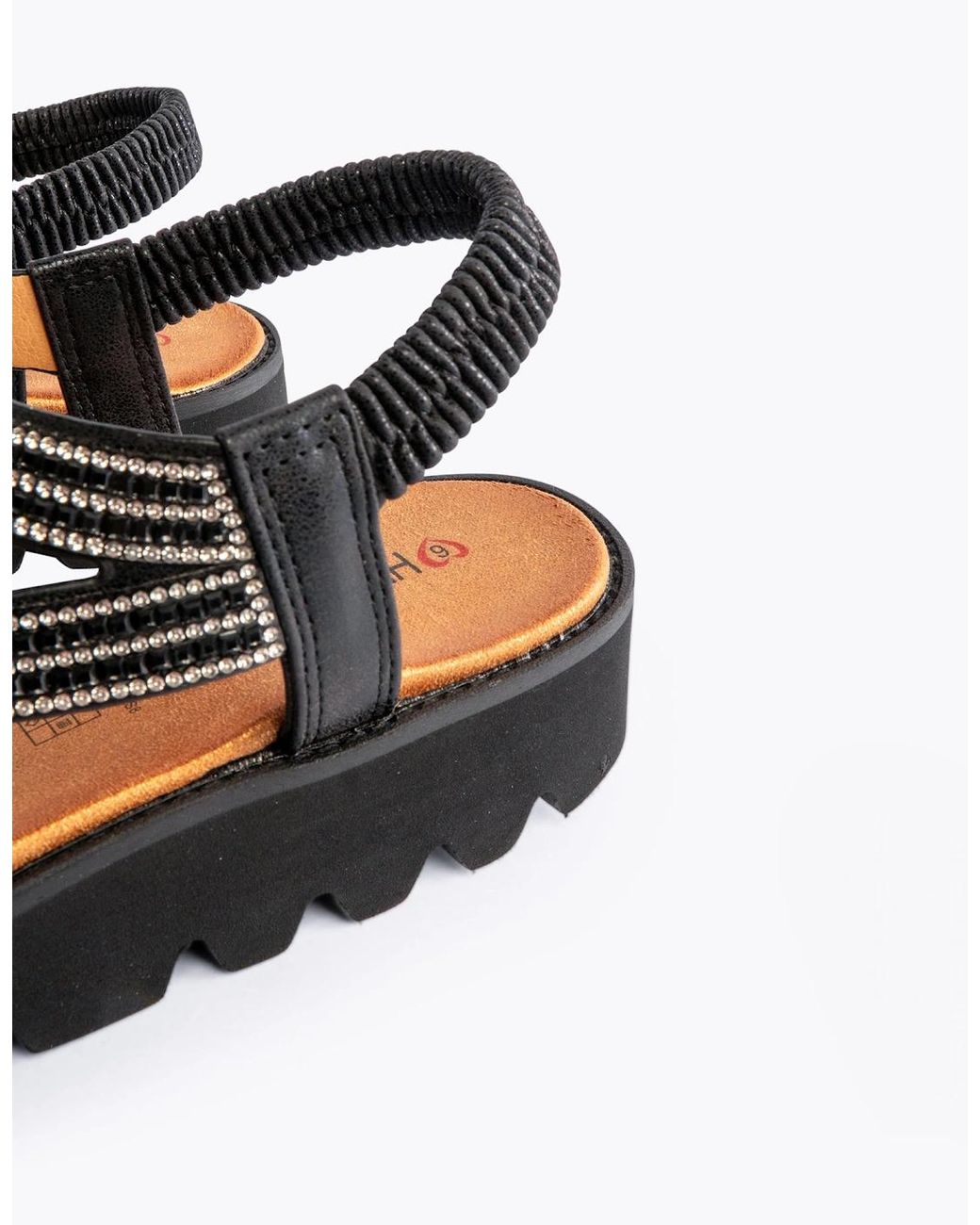 Heavenly Feet Black Fresco Sandals