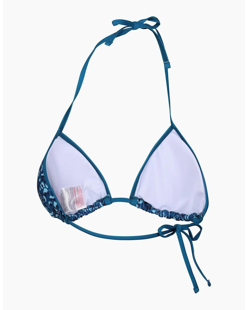 Regatta Blue Ladies Aceana Animal Print Bikini Top