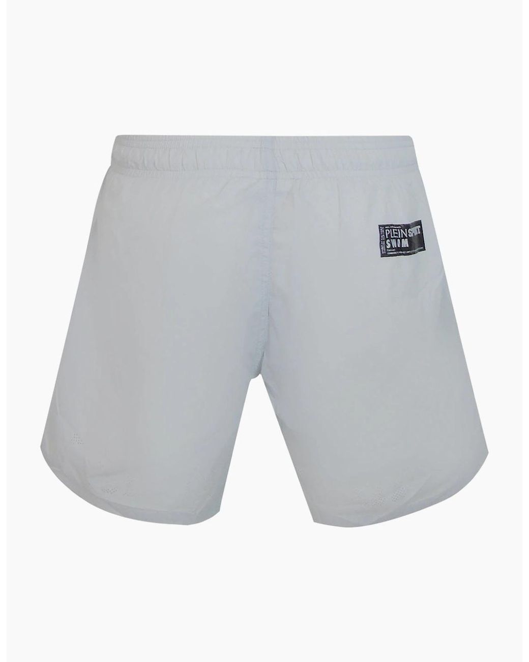 Philipp Plein Blue Plein Sport Monotone Logo Medium Boardshort Swim Shorts